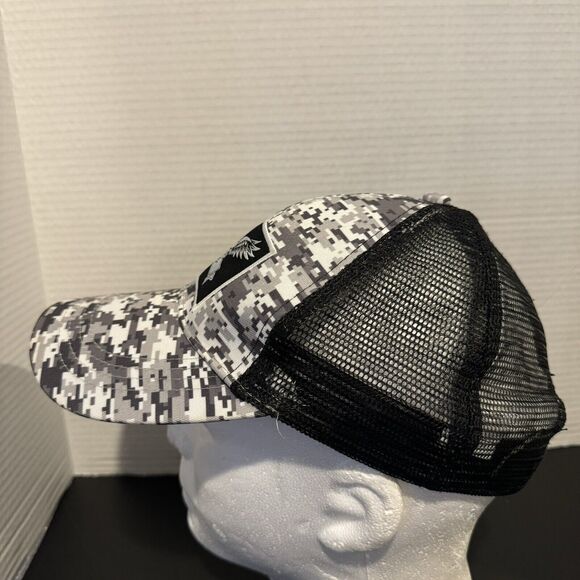 1776 American Eagle Patriotic Digital Camo Trucker Hat Cap Adjustable Snapback - Picture 4 of 8